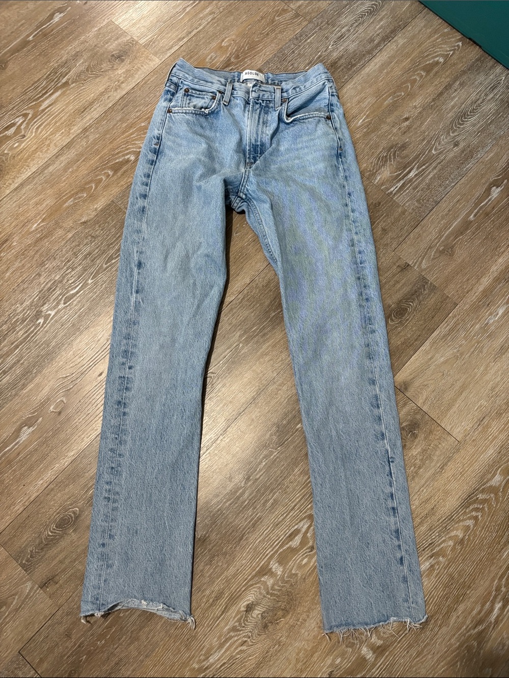 Agolde Light Wash wide leg